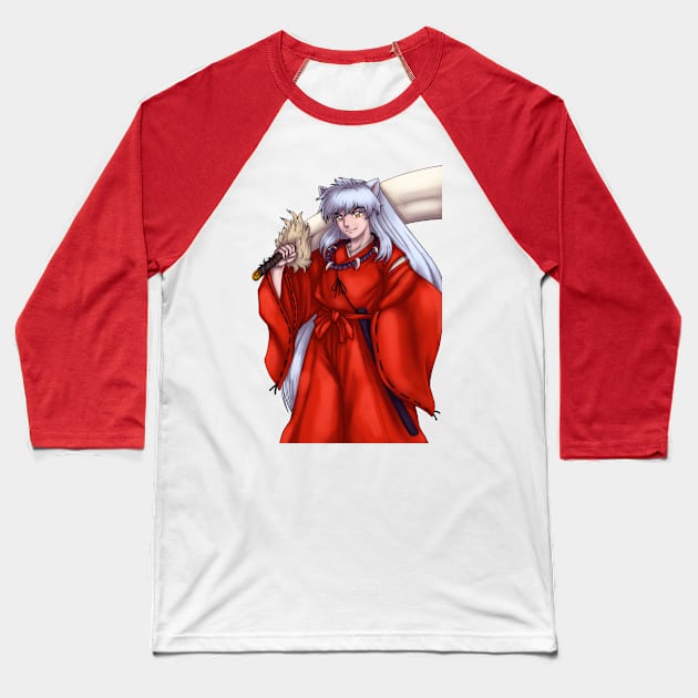 Inuyasha Baseball T-Shirt by ekkimu